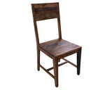 Solid Wood Dining Chair Set of Two - Golden Nile