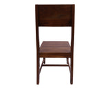 Solid Wood Dining Chair Set of Two - Golden Nile