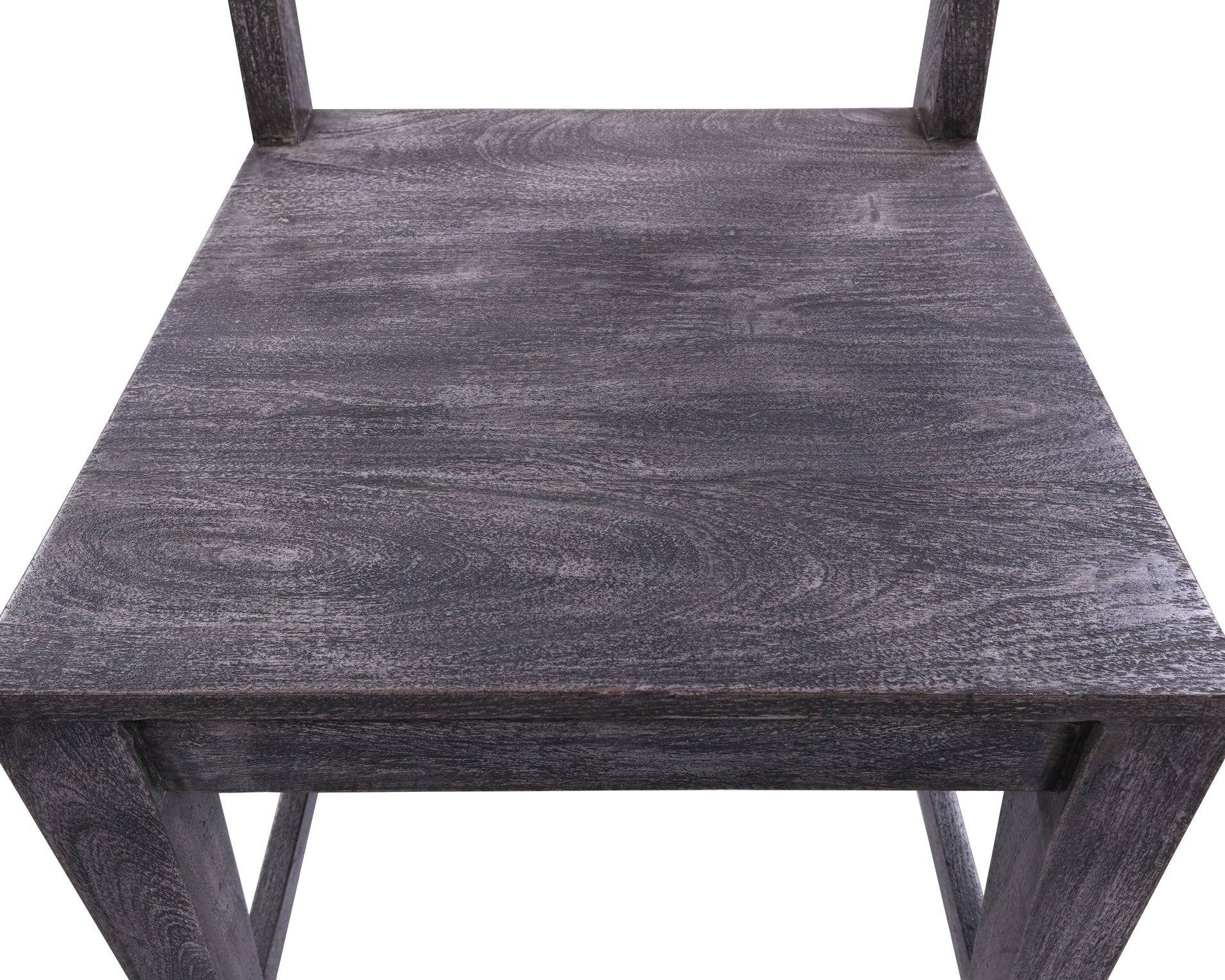 Grey Solid Wood Dining Chair Set of Two - Golden Nile