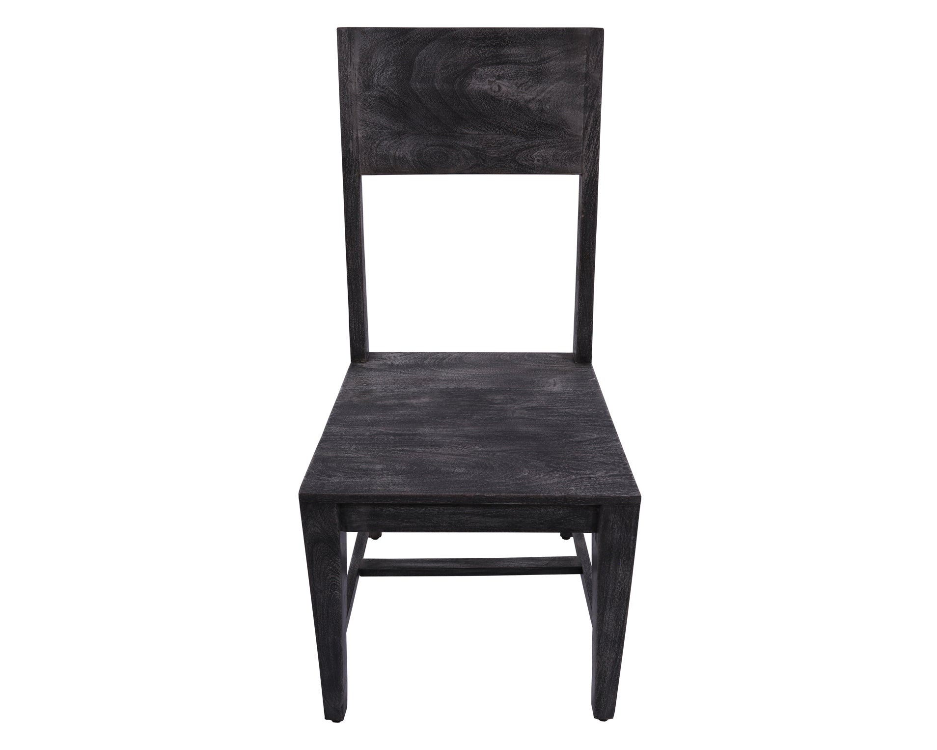Grey Solid Wood Dining Chair Set of Two - Golden Nile