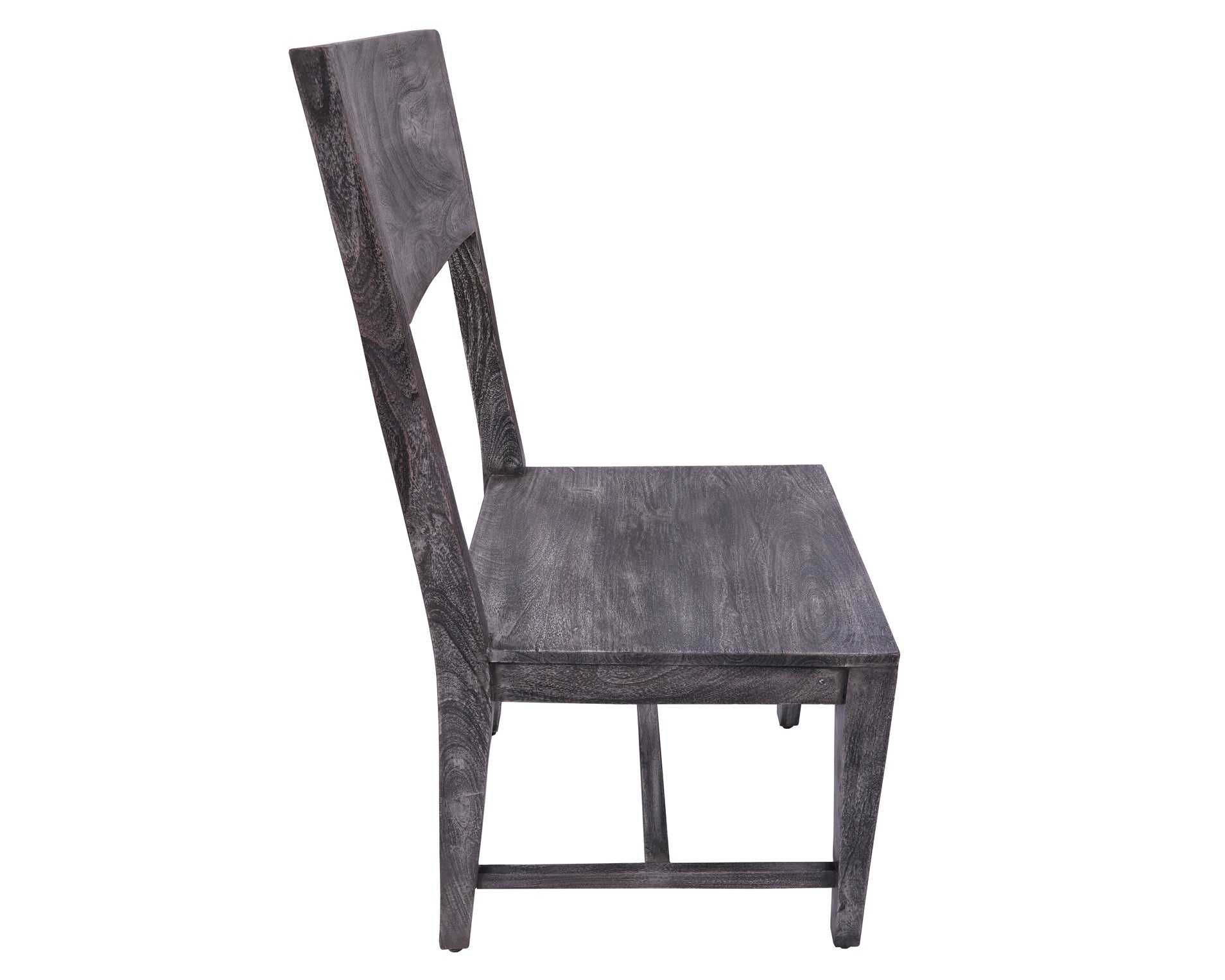 Grey Solid Wood Dining Chair Set of Two - Golden Nile