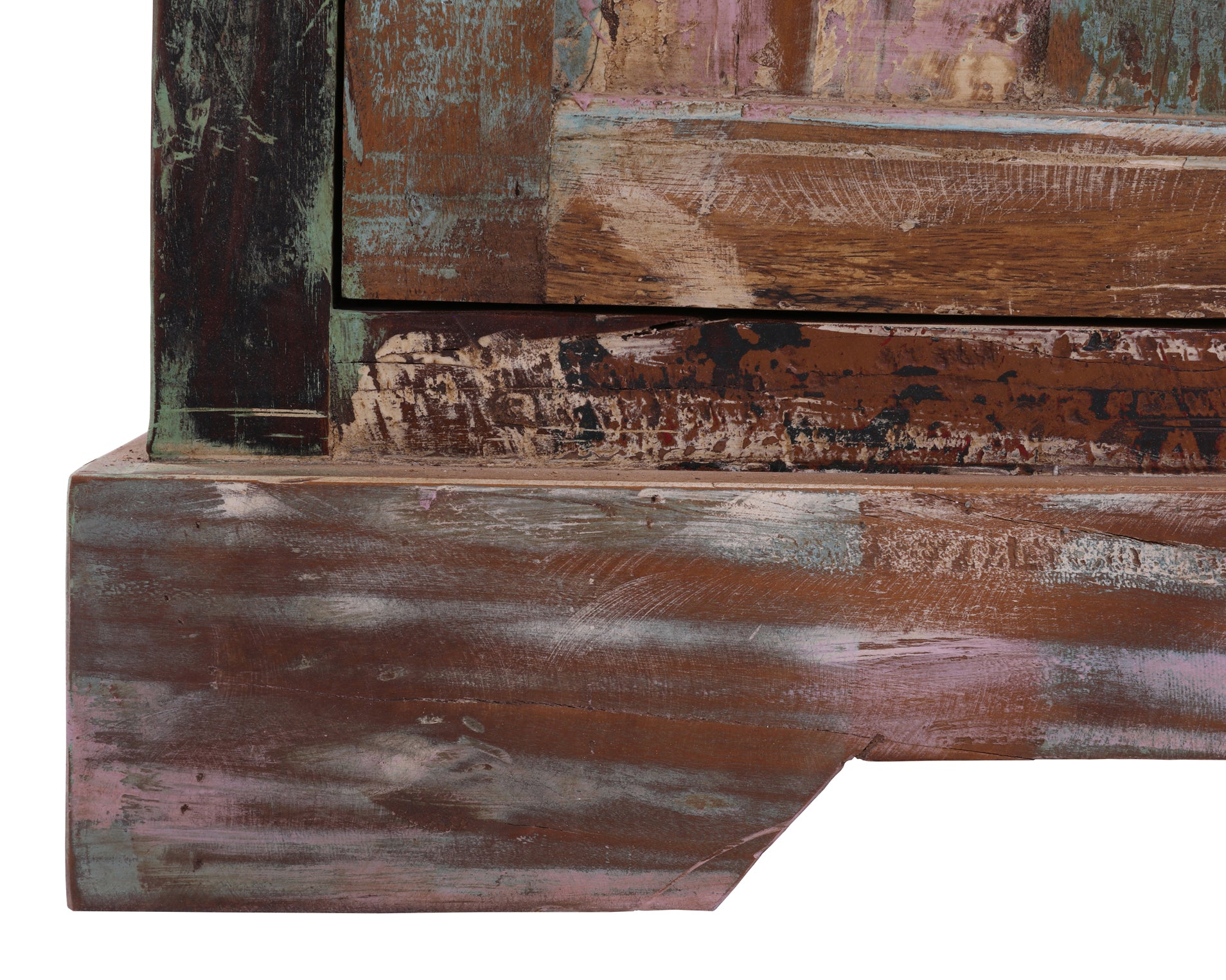 Solid Wood Handcrafted Sideboard Table 35" - Golden Nile