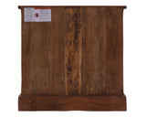 Solid Wood Handcrafted Sideboard Table 35" - Golden Nile