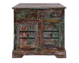 Solid Wood Handcrafted Sideboard Table 35" - Golden Nile