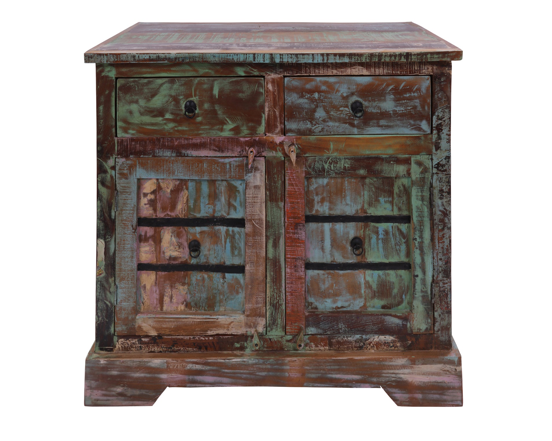 Solid Wood Handcrafted Sideboard Table 35" - Golden Nile