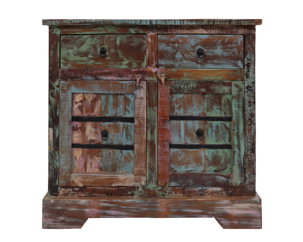 Solid Wood Handcrafted Sideboard Table 35" - Golden Nile
