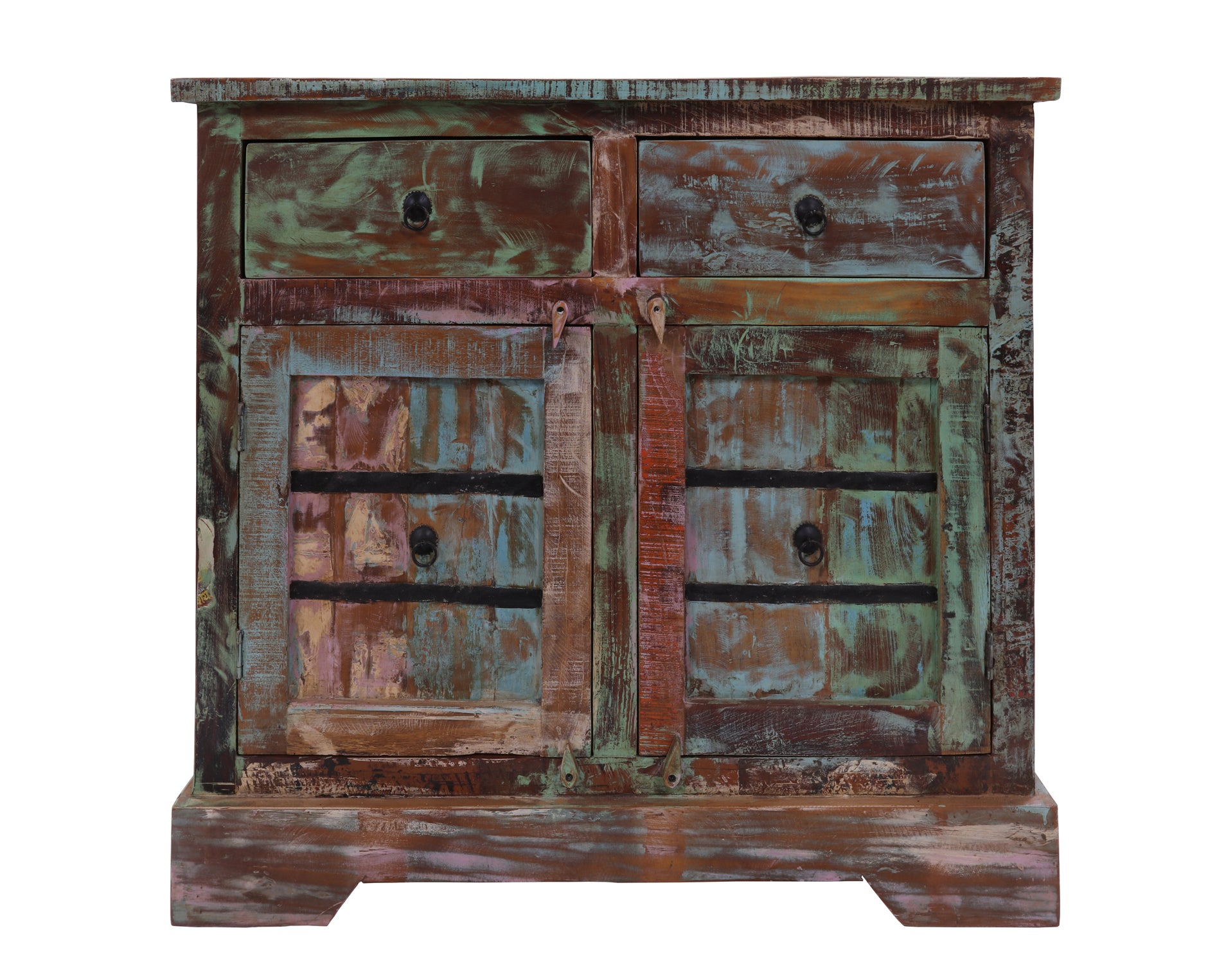 Solid Wood Handcrafted Sideboard Table 35" - Golden Nile