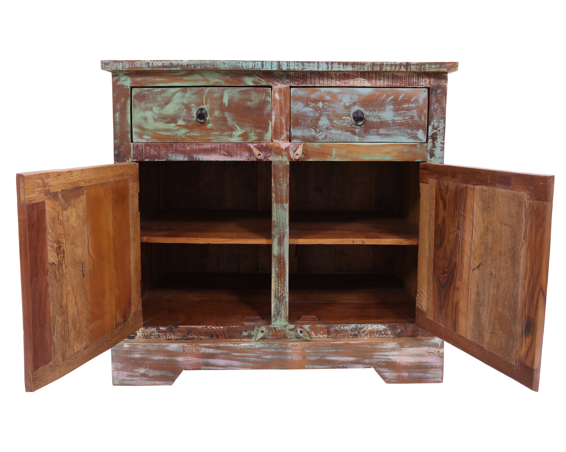 Solid Wood Handcrafted Sideboard Table 35" - Golden Nile