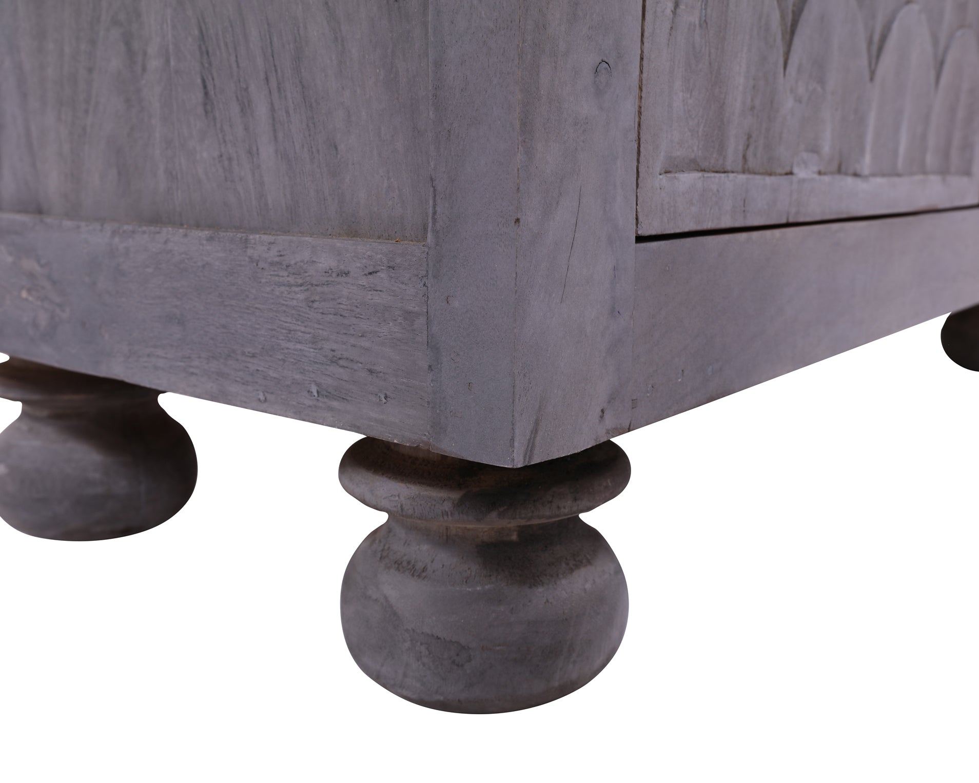 Solid Wood Handcrafted Sideboard Table 32" - Golden Nile