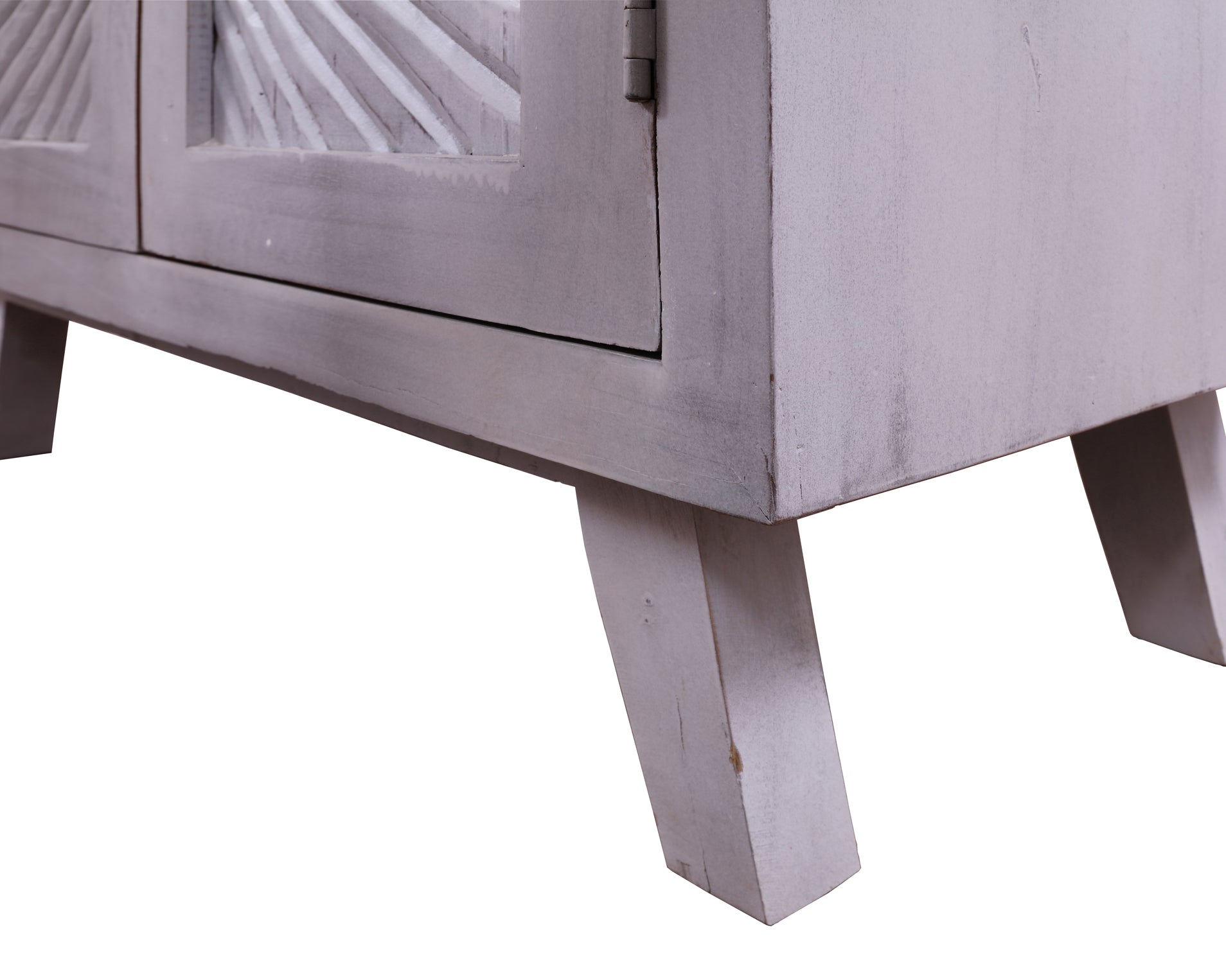 Solid Wood Handcrafted Sideboard Table 32" - Golden Nile