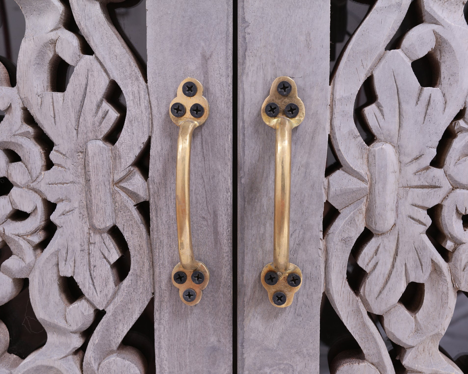 Solid Wood Handcrafted Sideboard 38" - Golden Nile