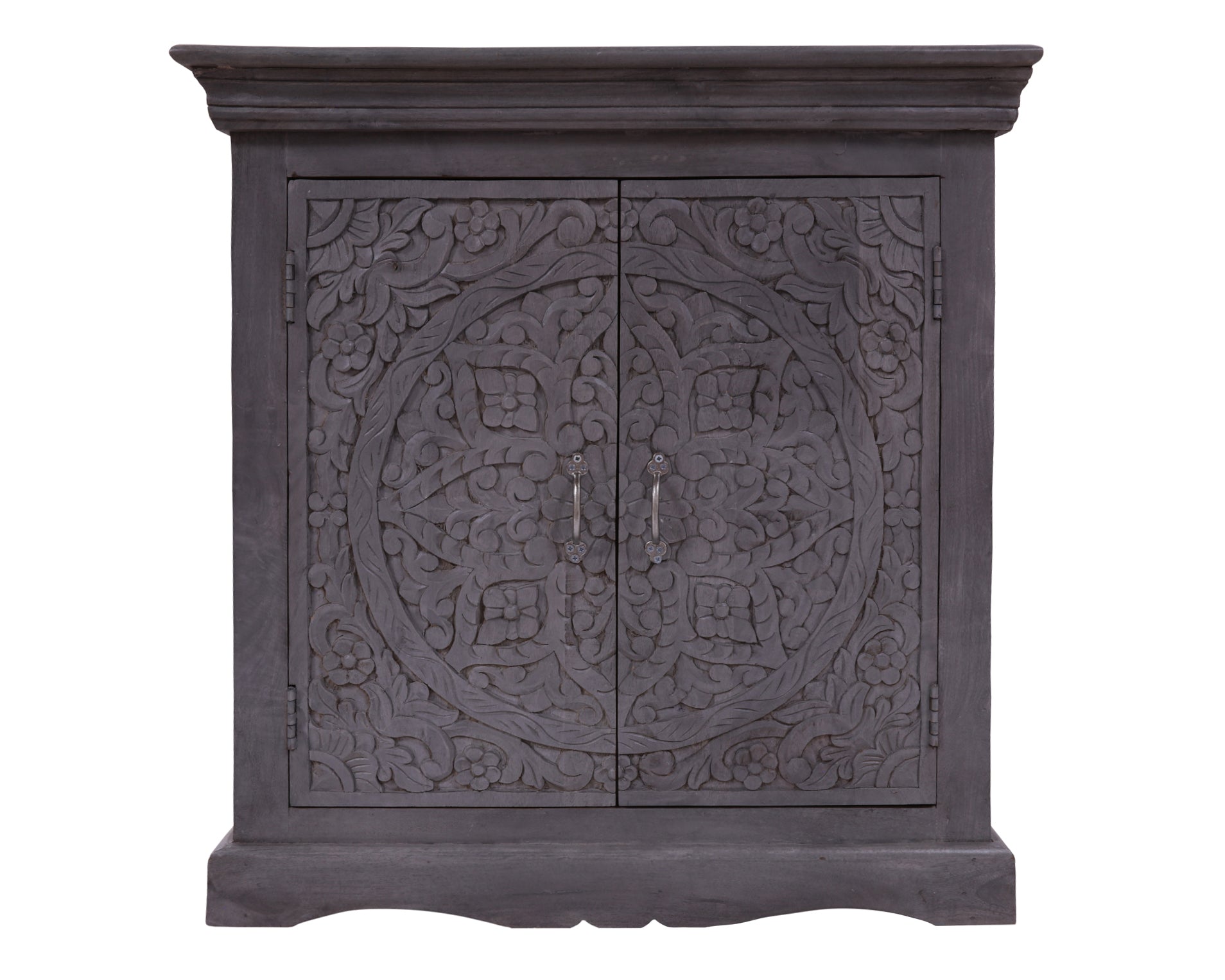 Solid Wood Handcrafted Sideboard Table 34" - Golden Nile