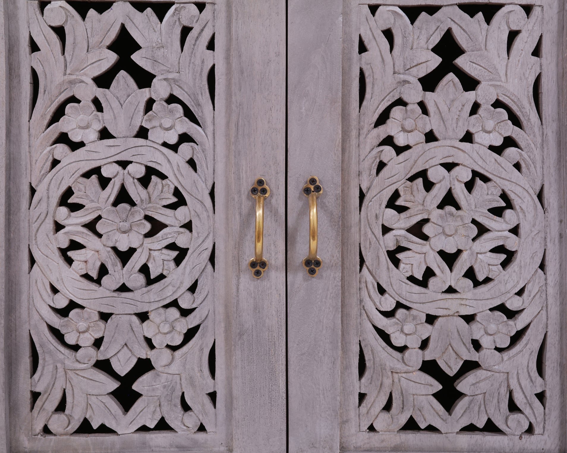 Solid Wood Handcrafted Sideboard 34" - Golden Nile