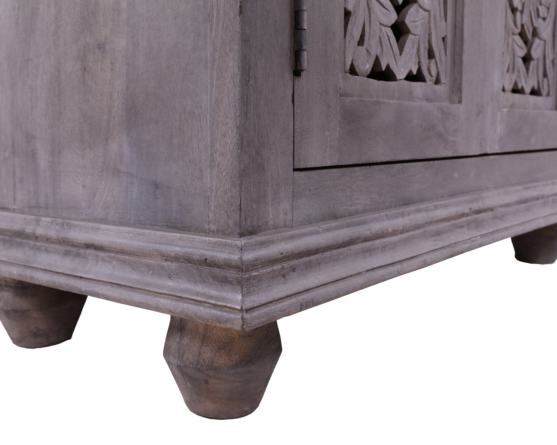 Solid Wood Handcrafted Sideboard 34" - Golden Nile