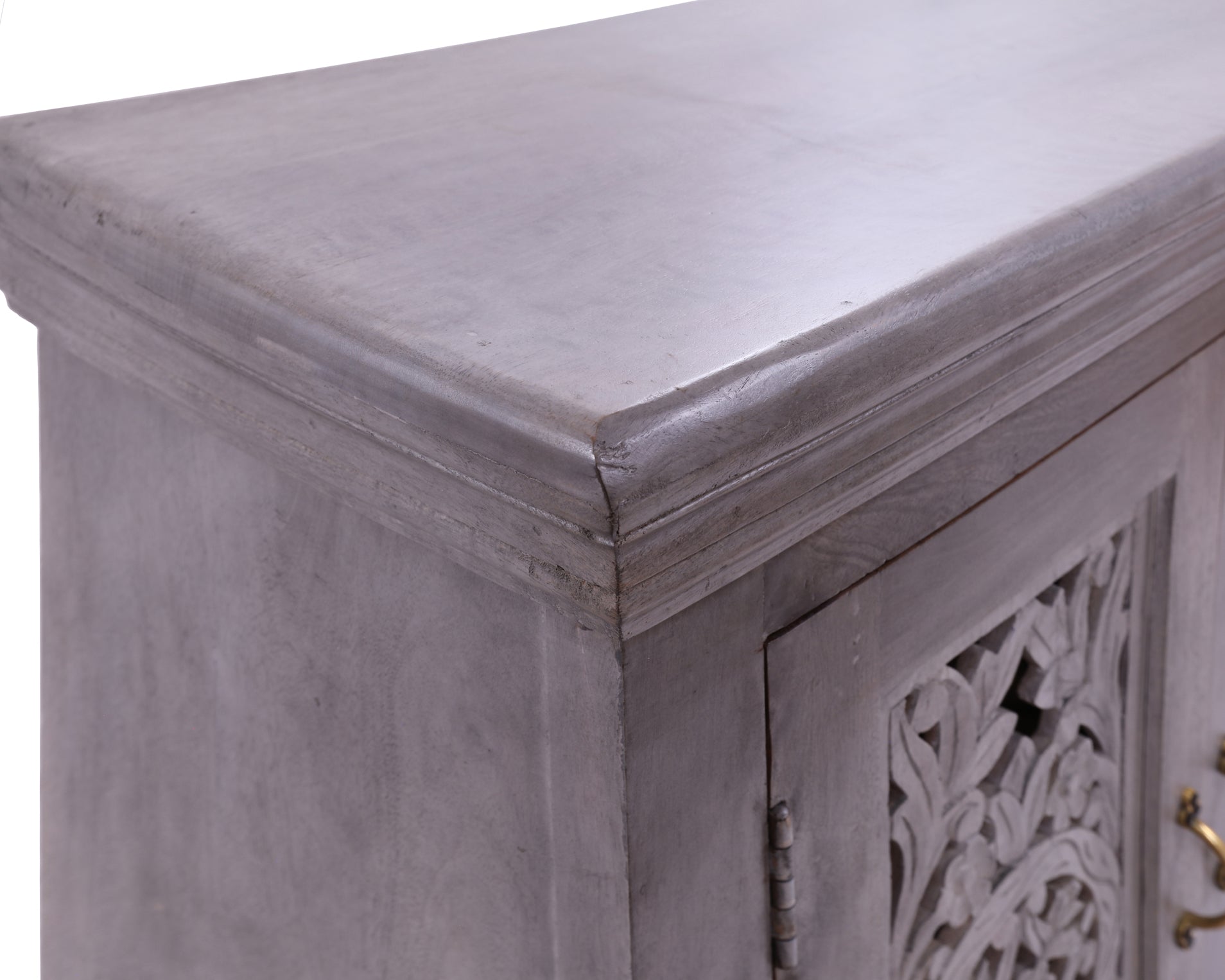 Solid Wood Handcrafted Sideboard 34" - Golden Nile