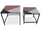 Marble Nesting Coffee Table - Golden Nile