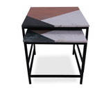 Marble Nesting Coffee Table - Golden Nile