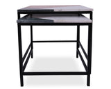 Marble Nesting Coffee Table - Golden Nile