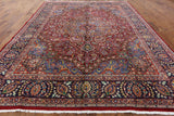 Persian Floral Mashad Hand Knotted Rug 10 X 13 - Golden Nile