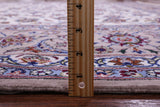 Ivory Signed Isfahan Wool & Silk Rug - 8' 4" X 11' 8" - Golden Nile