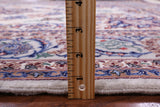 Ivory Persian Isfahan Signed Wool & Silk Rug - 5' 2" X 7' 9" - Golden Nile