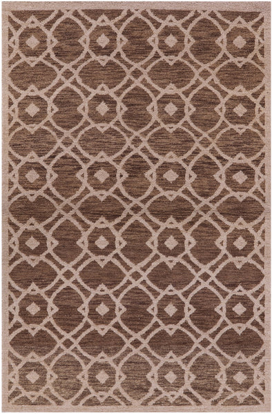 Modern Handmade Wool Rug - 3' 7" X 5' 7" - Golden Nile