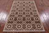 Modern Handmade Wool Rug - 3' 7" X 5' 7" - Golden Nile