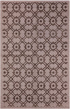 Ivory Modern Hand Knotted Wool Rug - 5' 2" X 8' 2" - Golden Nile