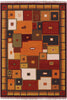 Kilim Flat Weave Wool Rug - 5' 7" X 7' 10" - Golden Nile