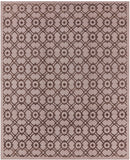 Ivory Modern Hand Knotted Wool Area Rug - 8' 0" X 10' 1" - Golden Nile