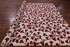 Floral Modern Hand Knotted Wool Rug - 8' 0" X 10' 0" - Golden Nile