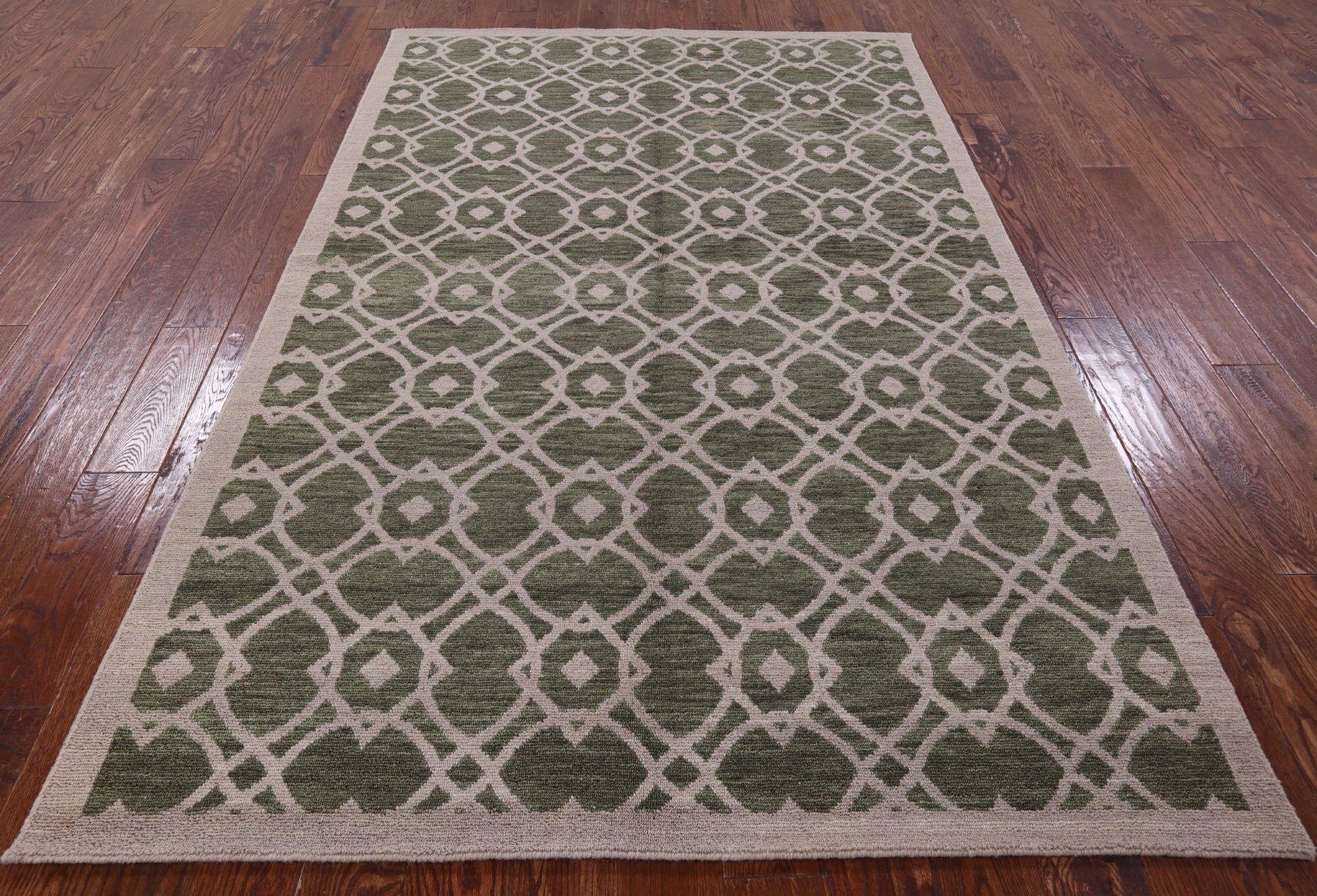 Modern Handmade Area Rug - 5' 2" X 8' 2" - Golden Nile