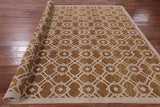 Modern Handmade Wool Rug - 8' 2" X 10' 0" - Golden Nile