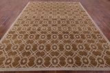 Modern Handmade Wool Rug - 8' 2" X 10' 0" - Golden Nile