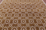 Modern Handmade Wool Rug - 8' 2" X 10' 0" - Golden Nile