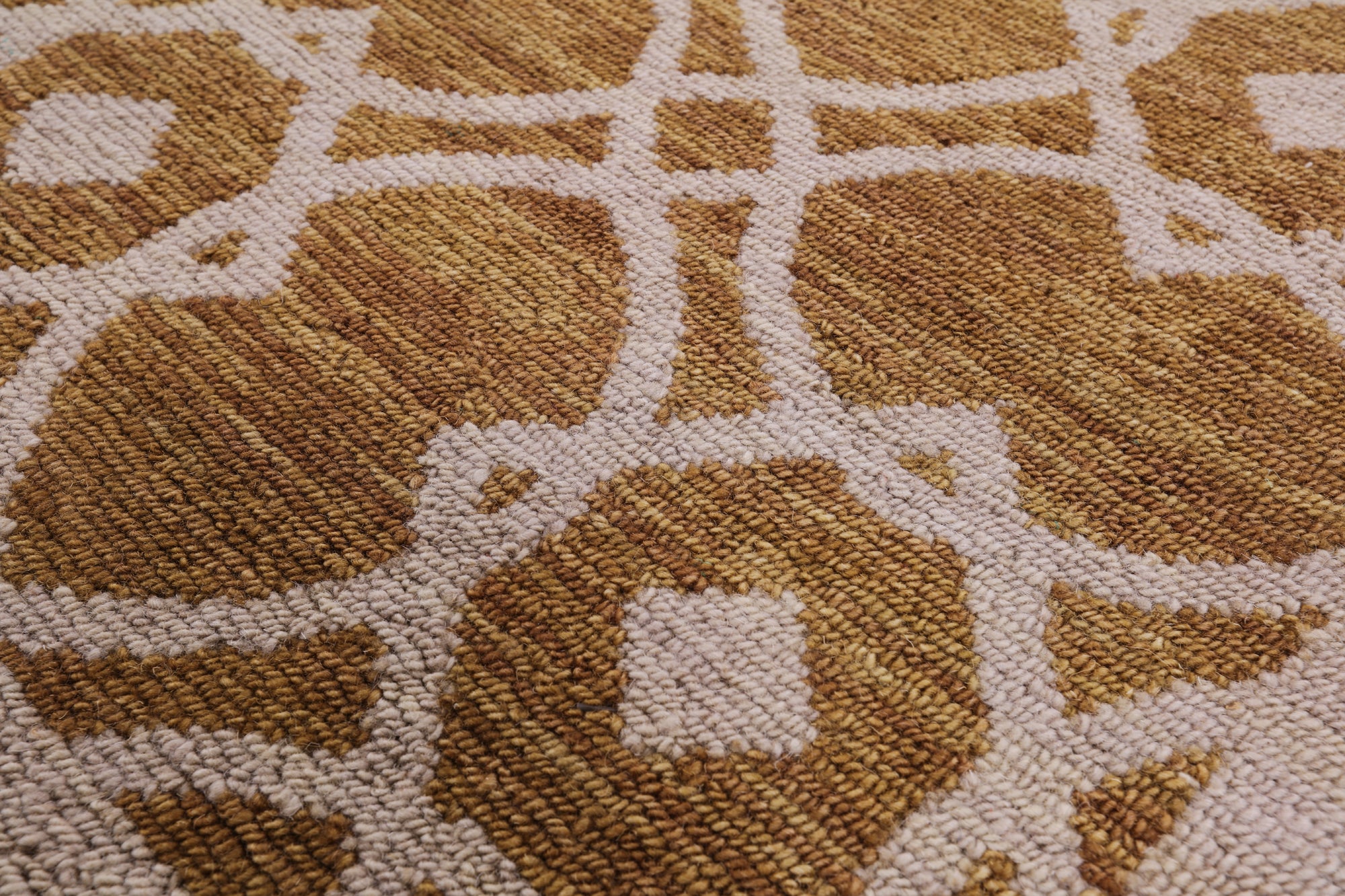 Modern Handmade Wool Rug - 8' 2" X 10' 0" - Golden Nile