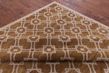 Modern Handmade Wool Rug - 8' 2" X 10' 0" - Golden Nile