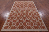 Modern Hand Knotted Wool Rug - 5' 2" X 8' 0" - Golden Nile