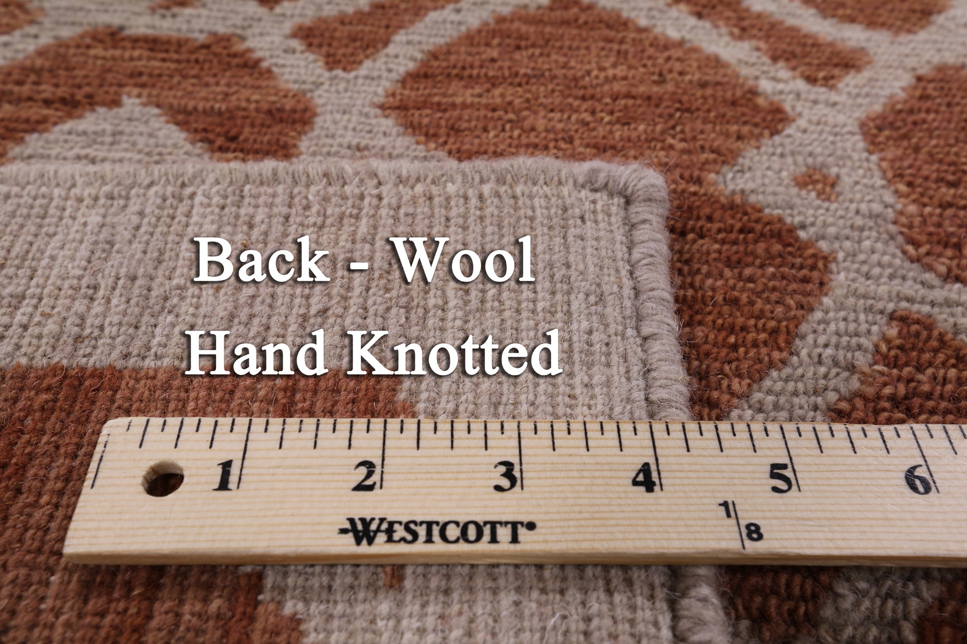 Modern Hand Knotted Wool Rug - 5' 2" X 8' 0" - Golden Nile