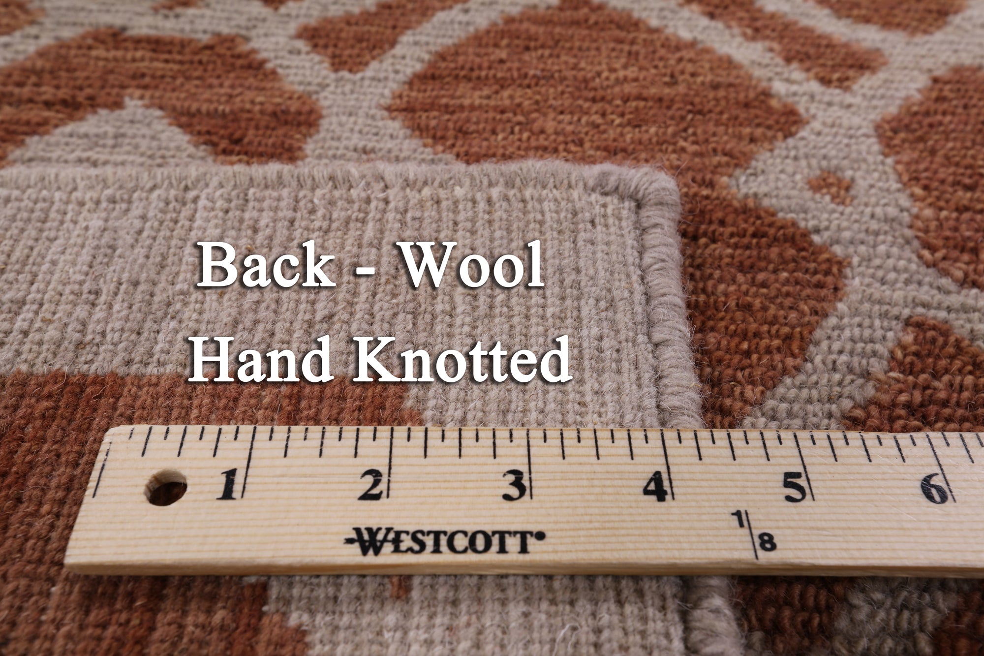 Modern Hand Knotted Wool Rug - 5' 2" X 8' 0" - Golden Nile