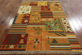 6 x 8 Navajo Kilim Oriental Rug - Golden Nile