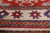 Kazak Handmade Wool Runner Rug - 2' 6" X 10' 0" - Golden Nile