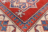 Kazak Handmade Wool Runner Rug - 2' 9" X 10' 6" - Golden Nile