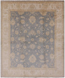Peshawar Hand Knotted Rug - 8' 1" X 9' 9" - Golden Nile