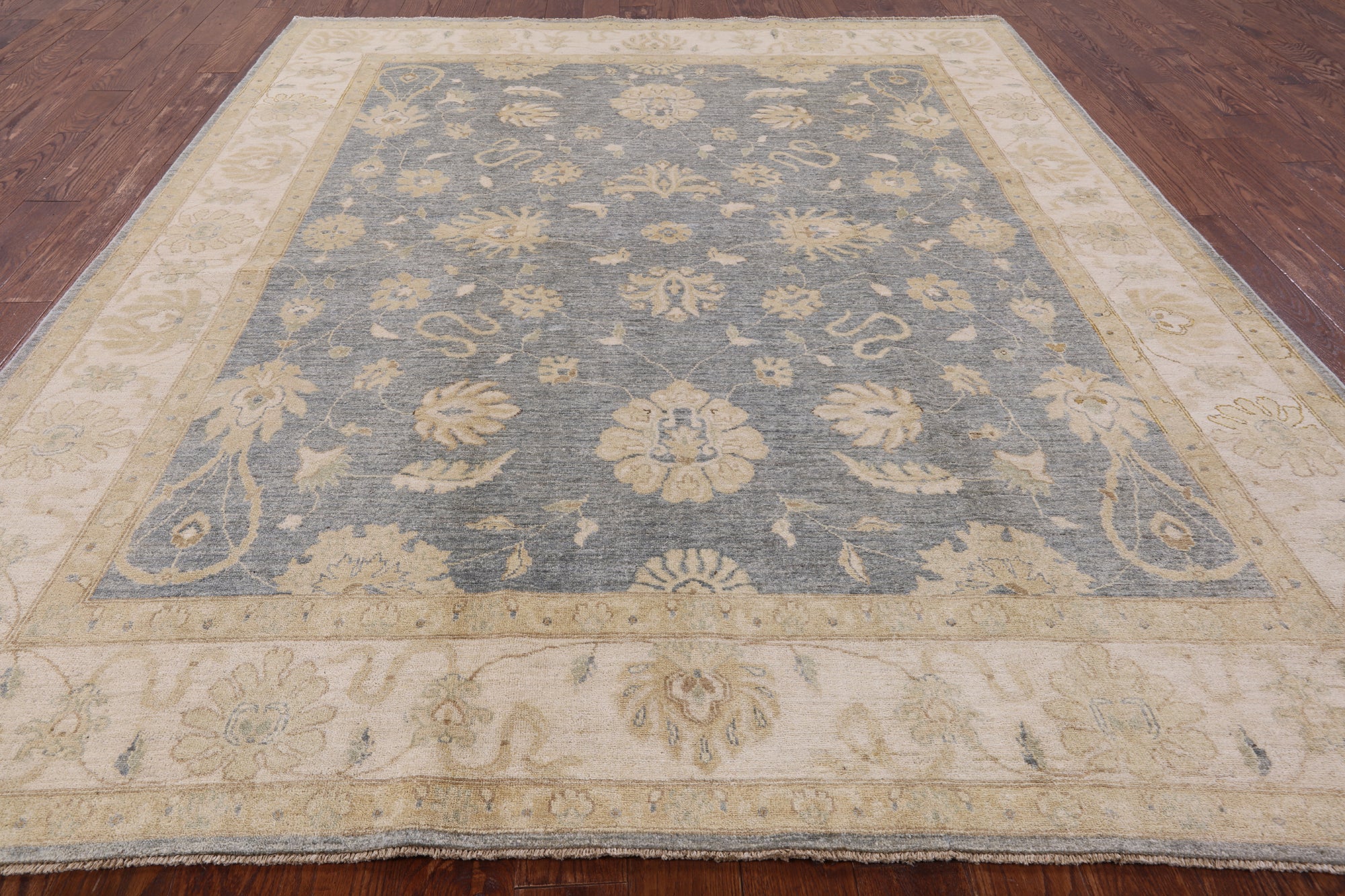 Peshawar Hand Knotted Rug - 8' 1" X 9' 9" - Golden Nile