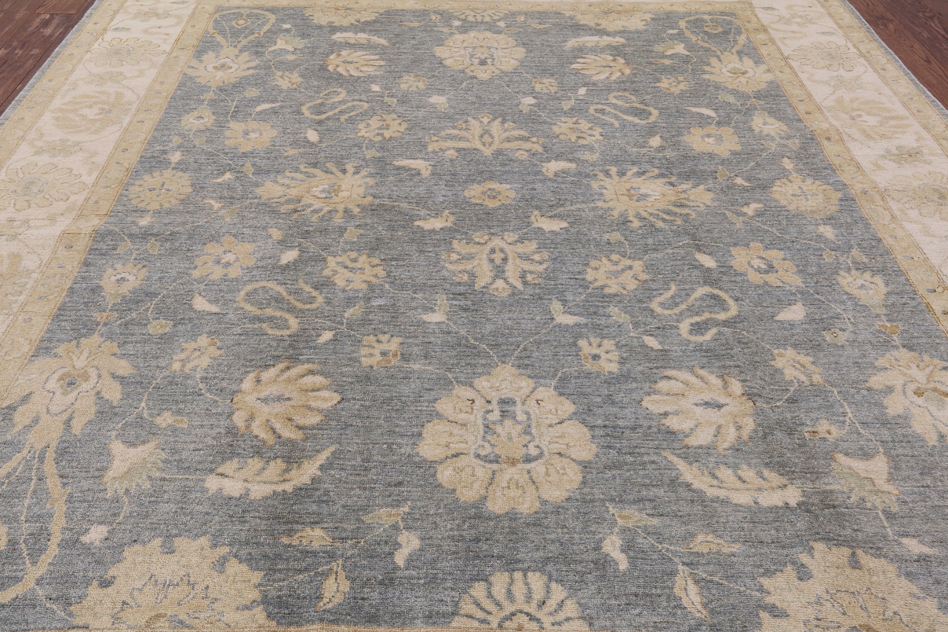 Peshawar Hand Knotted Rug - 8' 1" X 9' 9" - Golden Nile