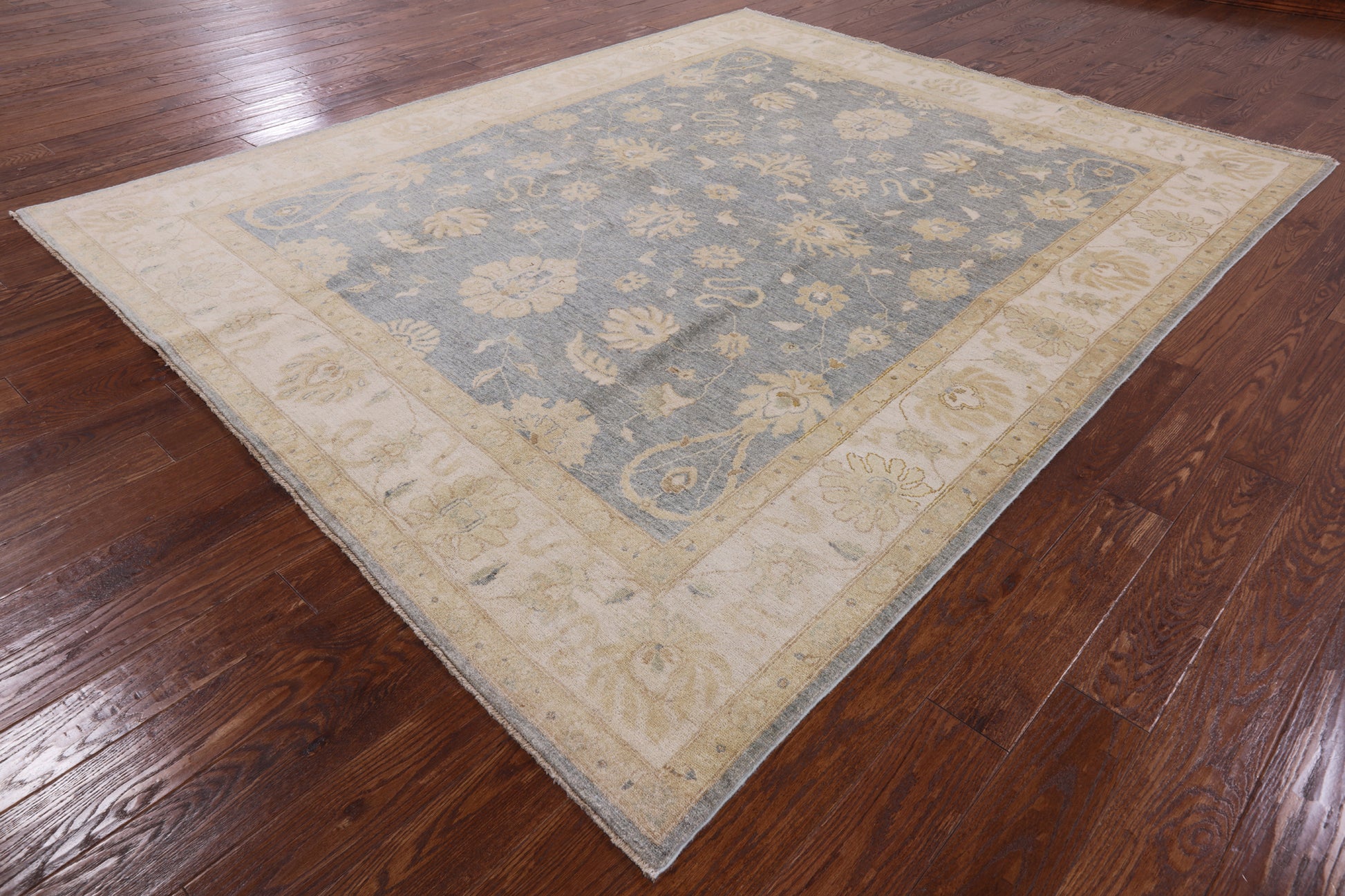 Peshawar Hand Knotted Rug - 8' 1" X 9' 9" - Golden Nile