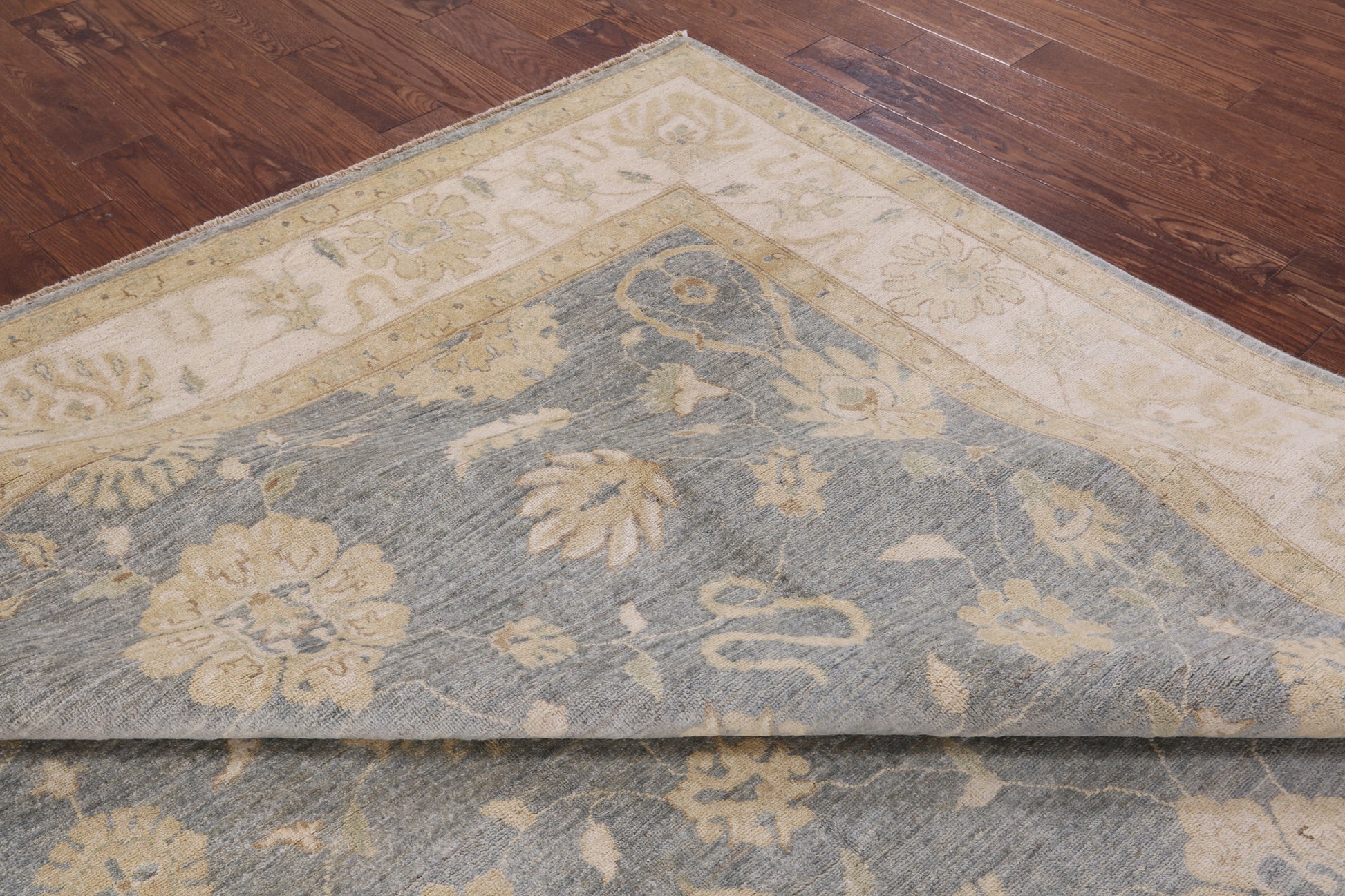 Peshawar Hand Knotted Rug - 8' 1" X 9' 9" - Golden Nile