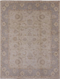 Ivory Peshawar White Wash Area Rug - 8' 2" X 10' 7" - Golden Nile