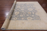 Chobi Peshawar Handmade Wool Area Rug - 8' 0" X 9' 10" - Golden Nile